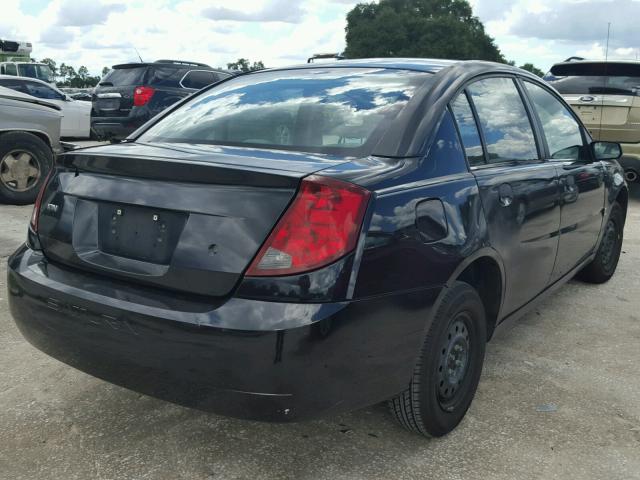 1G8AF52F74Z143797 - 2004 SATURN ION LEVEL BLACK photo 4