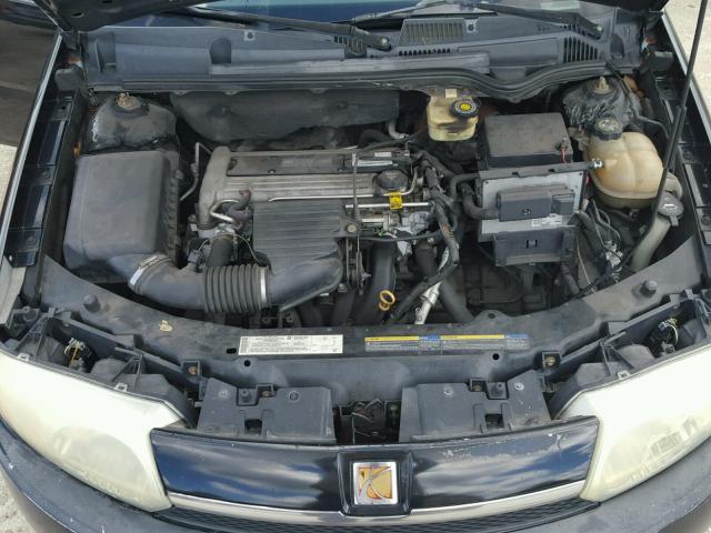 1G8AF52F74Z143797 - 2004 SATURN ION LEVEL BLACK photo 7