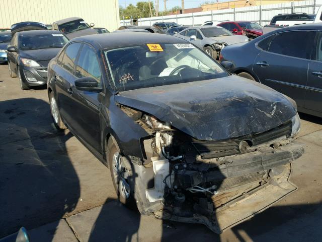 3VW2K7AJ5EM439151 - 2014 VOLKSWAGEN JETTA BASE 黑色 照片 1