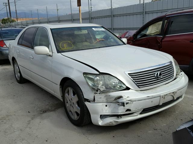 JTHBN36F140124287 - 2004 LEXUS LS 430 WHITE photo 1