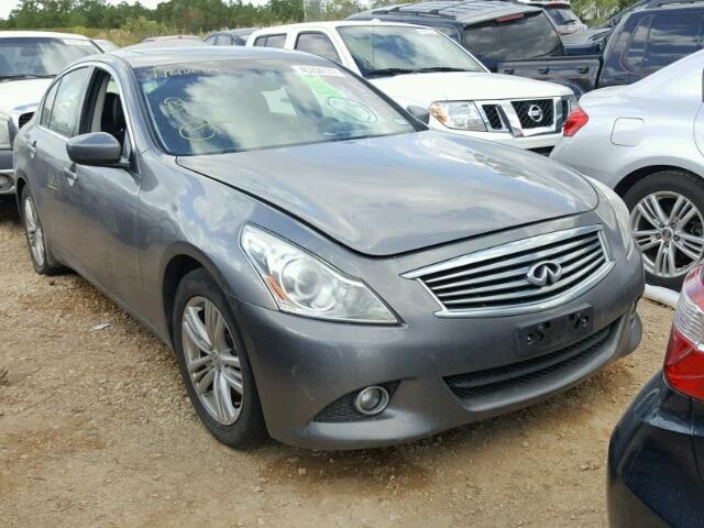 JN1CV6AP0DM716654 - 2013 INFINITI G37 BASE SILVER photo 1