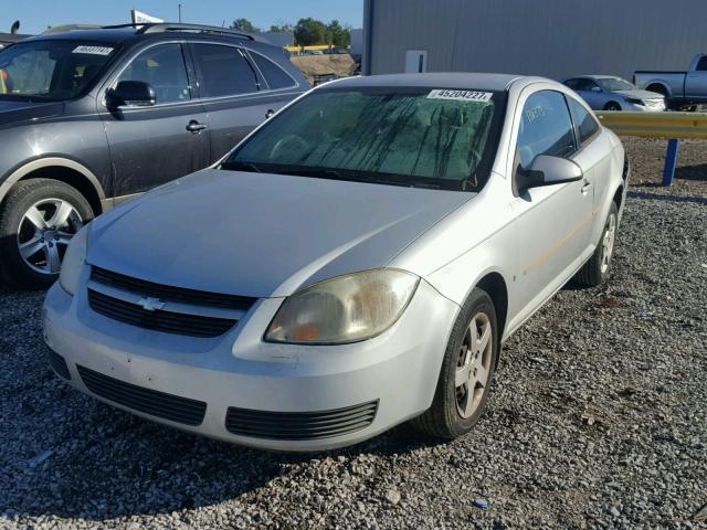 1G1AL15F477174615 - 2007 CHEVROLET COBALT LT SILVER photo 2