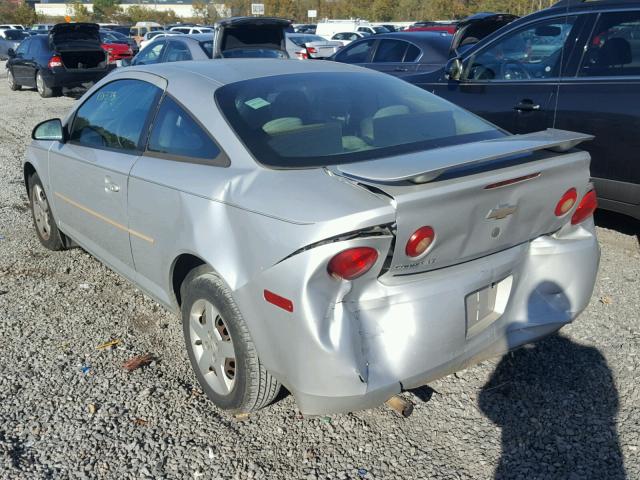 1G1AL15F477174615 - 2007 CHEVROLET COBALT LT SILVER photo 3