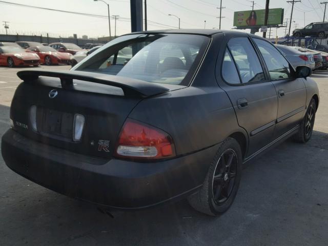 3N1AB51DX2L713123 - 2002 NISSAN SENTRA SE- BLACK photo 4