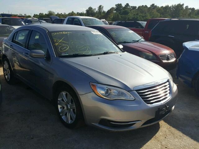 1C3CCBAB4DN671698 - 2013 CHRYSLER 200 LX SILVER photo 1