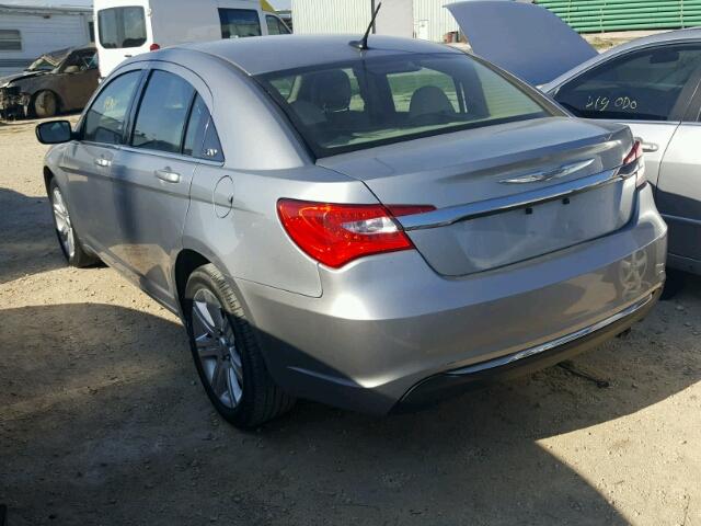 1C3CCBAB4DN671698 - 2013 CHRYSLER 200 LX SILVER photo 3