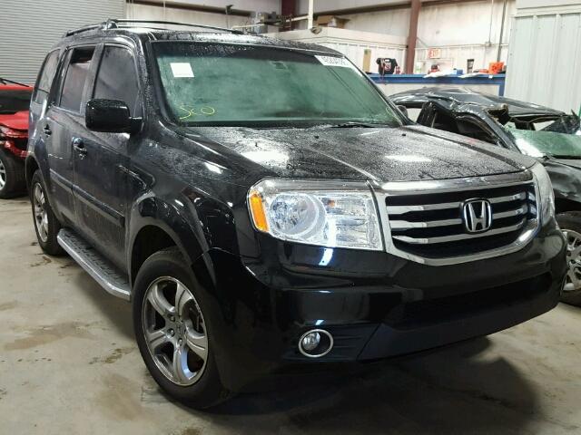 5FNYF4H66DB003672 - 2013 HONDA PILOT EXL BLACK photo 1