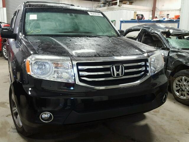 5FNYF4H66DB003672 - 2013 HONDA PILOT EXL BLACK photo 10