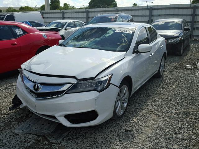 19UDE2F75GA009950 - 2016 ACURA ILX PREMIU WHITE photo 2