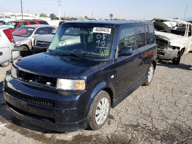 JTLKT324850218801 - 2005 TOYOTA SCION XB Azul foto 2