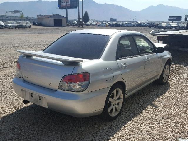 JF1GD67535H518044 - 2005 SUBARU IMPREZA RS SILVER photo 4