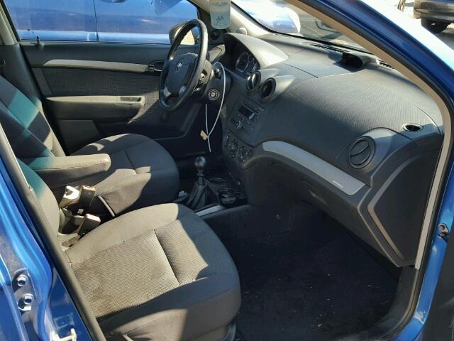 KL1TD56648B220663 - 2008 CHEVROLET AVEO BASE ლურჯი ფოტო 5