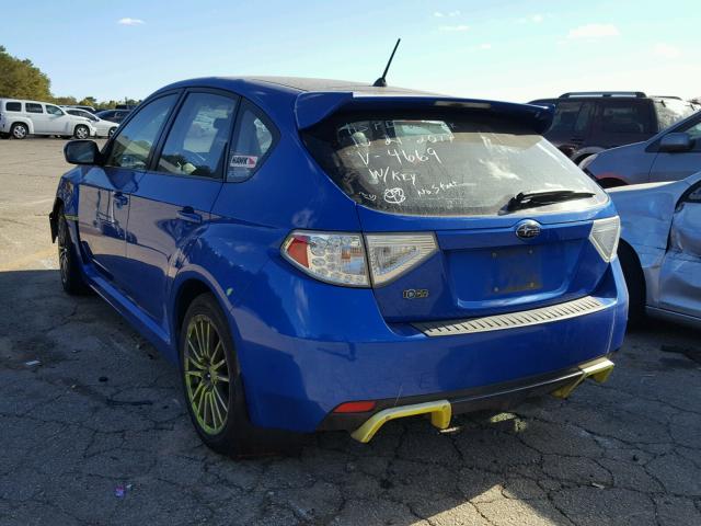 JF1GR7E68DG204669 - 2013 SUBARU IMPREZA WR BLUE photo 3