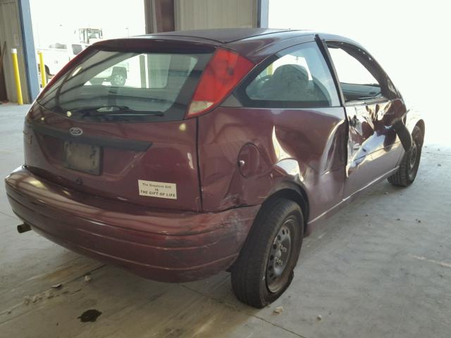 1FAFP31N07W208376 - 2007 FORD FOCUS ZX3 RED photo 4