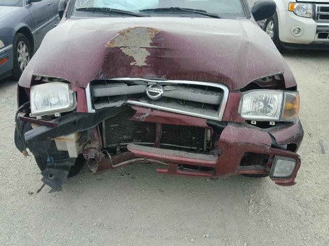 JN8DR09X74W800339 - 2004 NISSAN PATHFINDER BURGUNDY photo 7