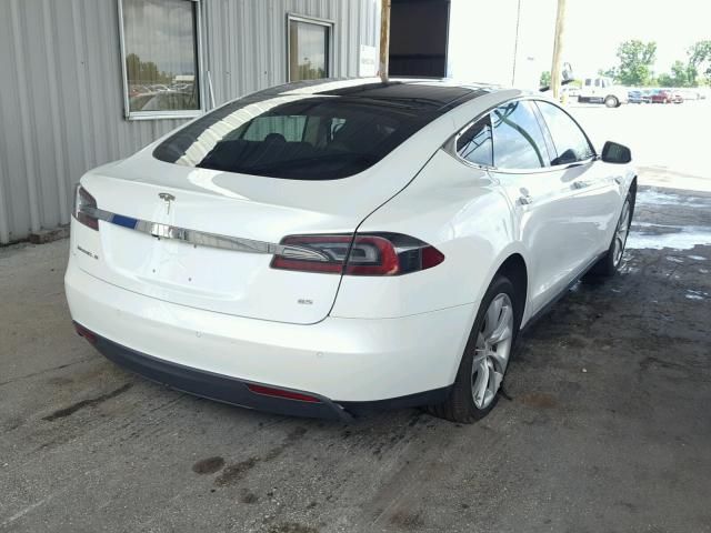 5YJSA1CN4DFP26227 - 2013 TESLA MODEL S Սպիտակ լուսանկար 4
