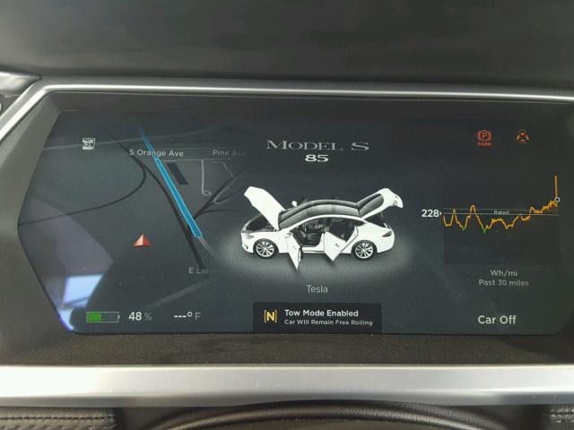 5YJSA1CN4DFP26227 - 2013 TESLA MODEL S Սպիտակ լուսանկար 8