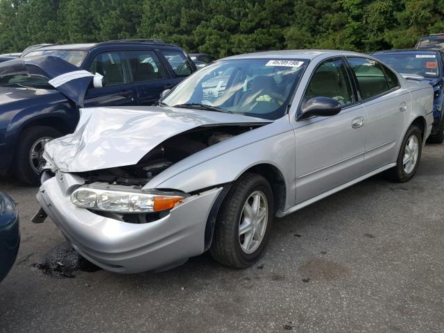 1G3NL52F74C177774 - 2004 OLDSMOBILE ALERO GL SILVER photo 1