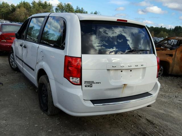 2C4RDGBG5FR616824 - 2015 DODGE GRAND CARA WHITE photo 3