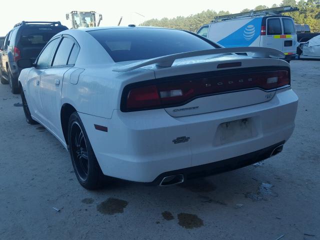 2B3CL5CT6BH521327 - 2011 DODGE CHARGER R/ WHITE photo 3