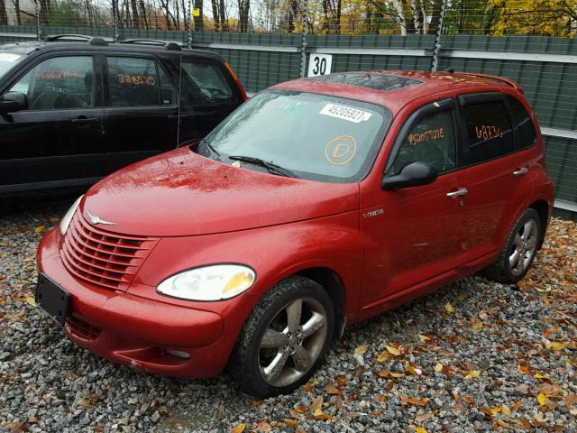 3C8FY78G95T618682 - 2005 CHRYSLER PT CRUISER RED photo 2