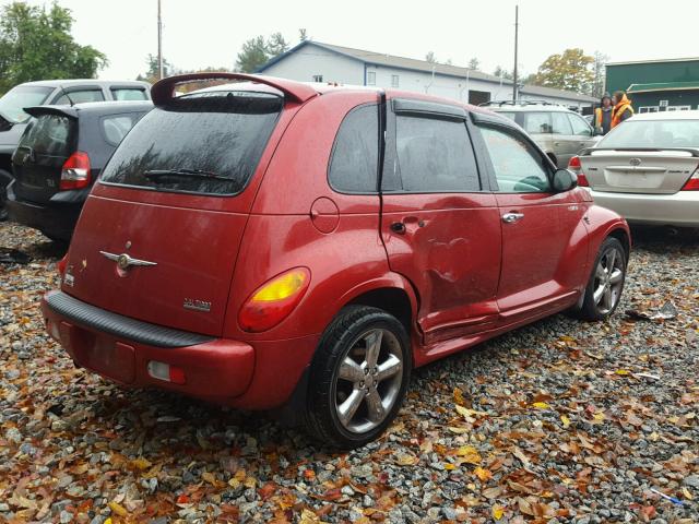 3C8FY78G95T618682 - 2005 CHRYSLER PT CRUISER RED photo 4