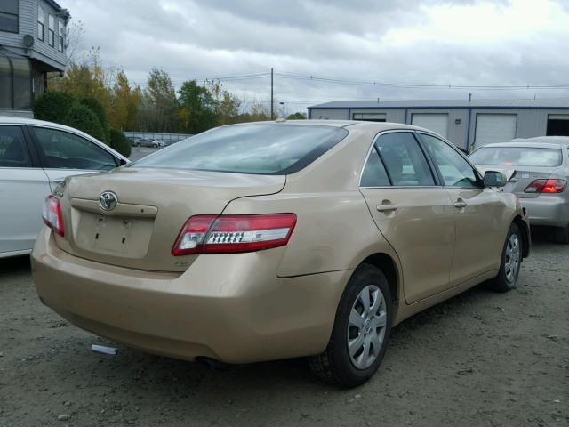 4T1BF3EK6AU003607 - 2010 TOYOTA CAMRY GOLD photo 4