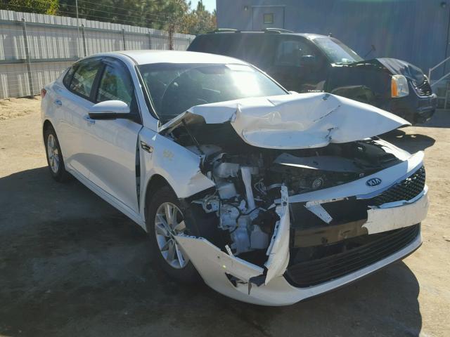 KNAGT4L38G5098546 - 2016 KIA OPTIMA LX WHITE photo 1