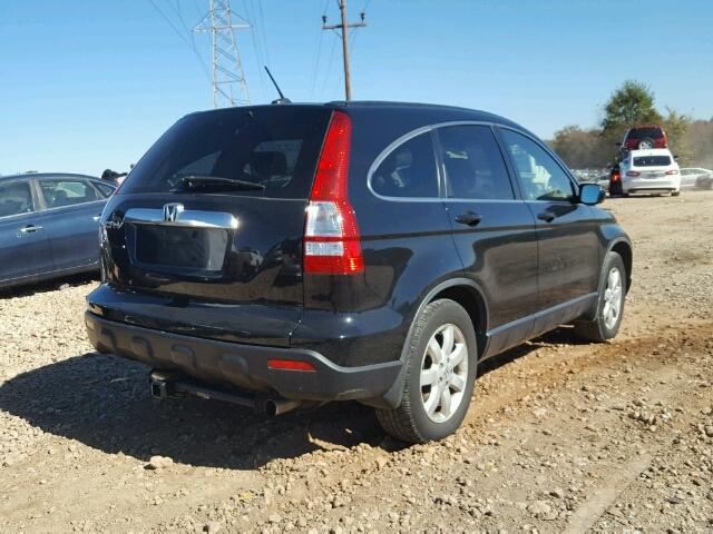 JHLRE487X9C003519 - 2009 HONDA CR-V EXL BLACK photo 4