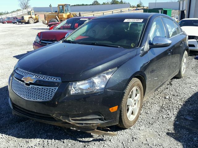 1G1PF5SCXC7107904 - 2012 CHEVROLET CRUZE LT GRAY photo 2