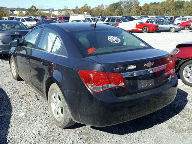 1G1PF5SCXC7107904 - 2012 CHEVROLET CRUZE LT GRAY photo 3