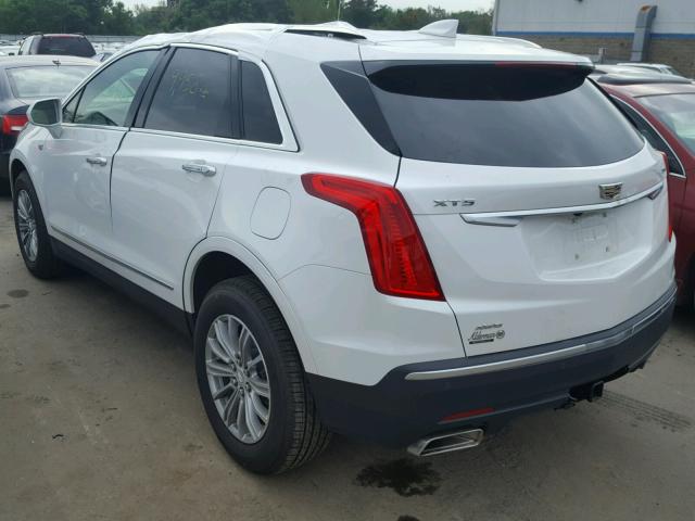 1GYKNDRSXHZ212833 - 2017 CADILLAC XT5 LUXURY WHITE photo 3