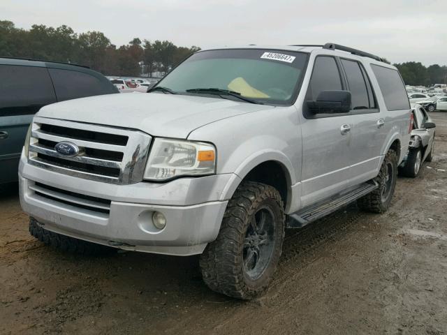 1FMJK1G55AEA29192 - 2010 FORD EXPEDITION SILVER photo 2