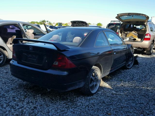 1HGEM21983L045159 - 2003 HONDA CIVIC EX BLACK photo 4