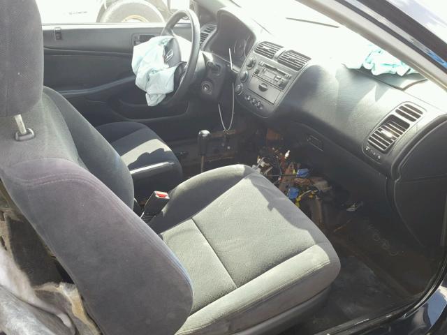 1HGEM21983L045159 - 2003 HONDA CIVIC EX BLACK photo 5