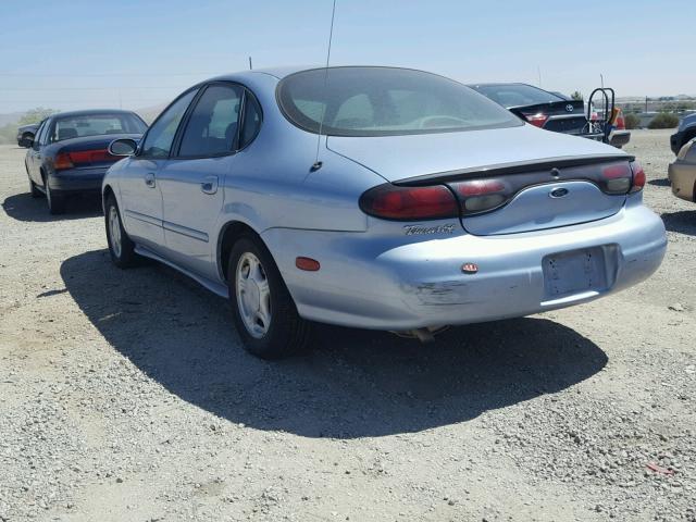 1FAFP52U6WA111194 - 1998 FORD TAURUS LX BLUE photo 3