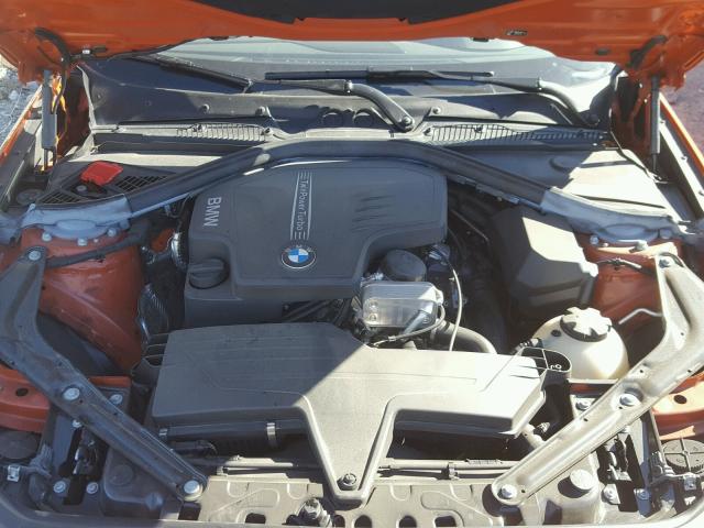 WBA1K9C57GV322767 - 2016 BMW 228 I ORANGE photo 7