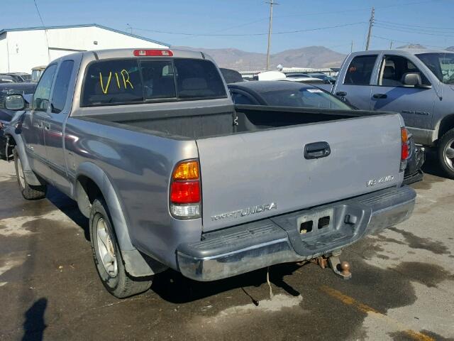 5TBBT441XYS037892 - 2000 TOYOTA TUNDRA ACC GRAY photo 3