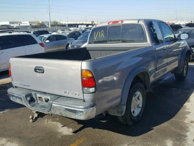 5TBBT441XYS037892 - 2000 TOYOTA TUNDRA ACC GRAY photo 4