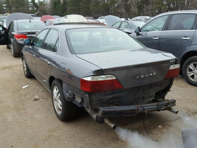 19UUA56772A009339 - 2002 ACURA 3.2TL GRAY photo 3