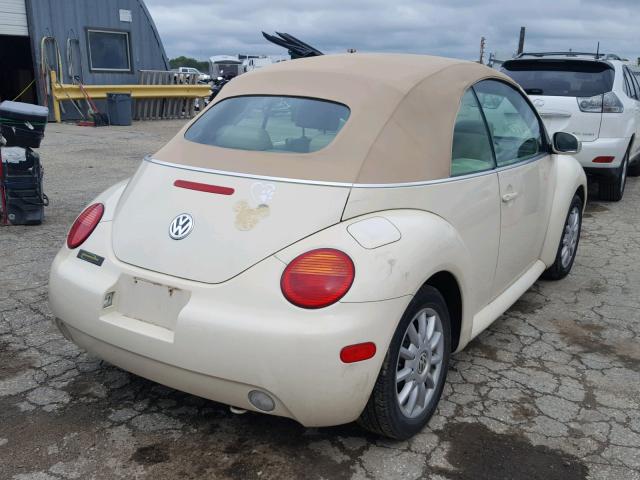 3VWCM31Y05M362872 - 2005 VOLKSWAGEN NEW BEETLE 白色 照片 4