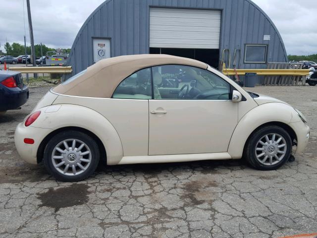 3VWCM31Y05M362872 - 2005 VOLKSWAGEN NEW BEETLE 白色 照片 9