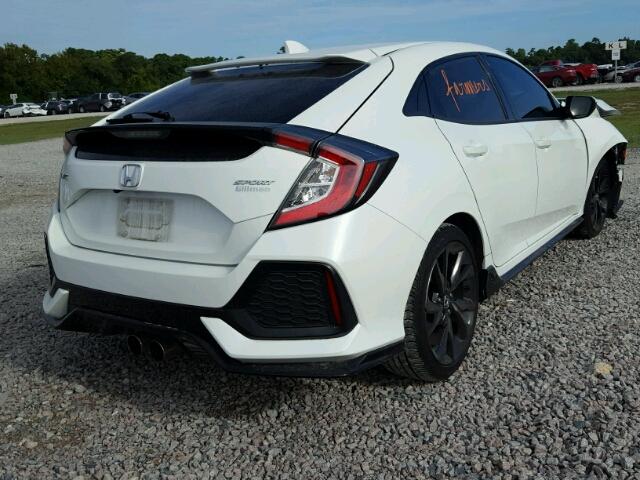 SHHFK7H4XHU221685 - 2017 HONDA CIVIC SPOR WHITE photo 4