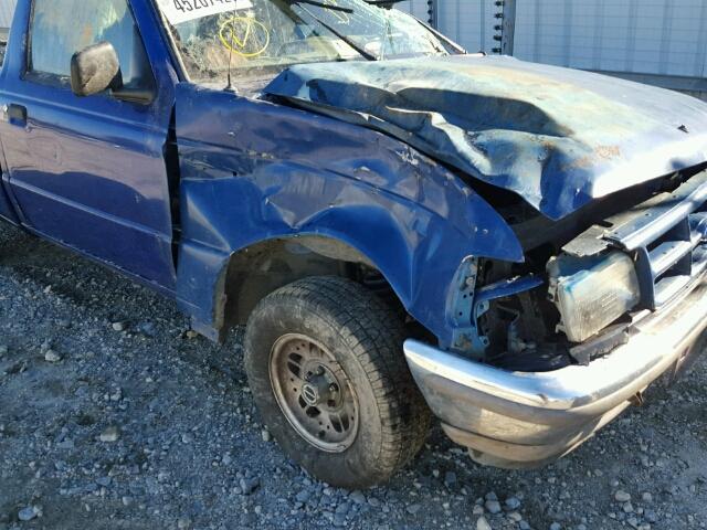 1FTCR10A1RTA07035 - 1994 FORD RANGER BLUE photo 10
