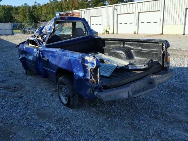 1FTCR10A1RTA07035 - 1994 FORD RANGER BLUE photo 3