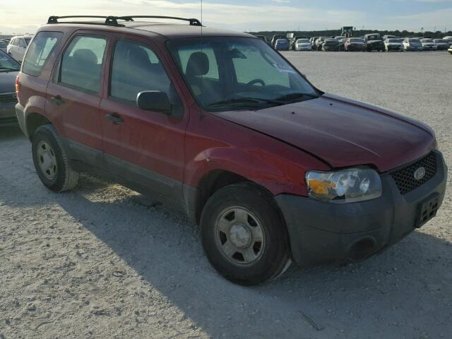 1FMYU02Z37KB70382 - 2007 FORD ESCAPE XLS MAROON photo 1