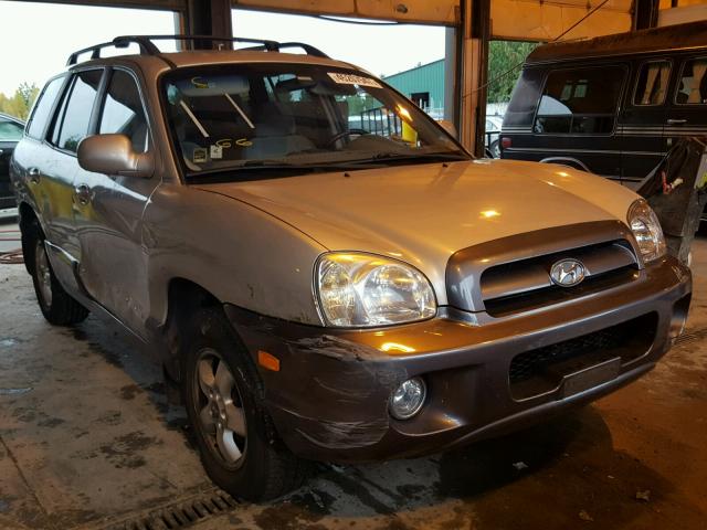 KM8SC73E26U104258 - 2006 HYUNDAI SANTA FE SILVER photo 1