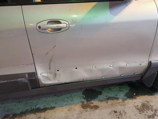 KM8SC73E26U104258 - 2006 HYUNDAI SANTA FE SILVER photo 9