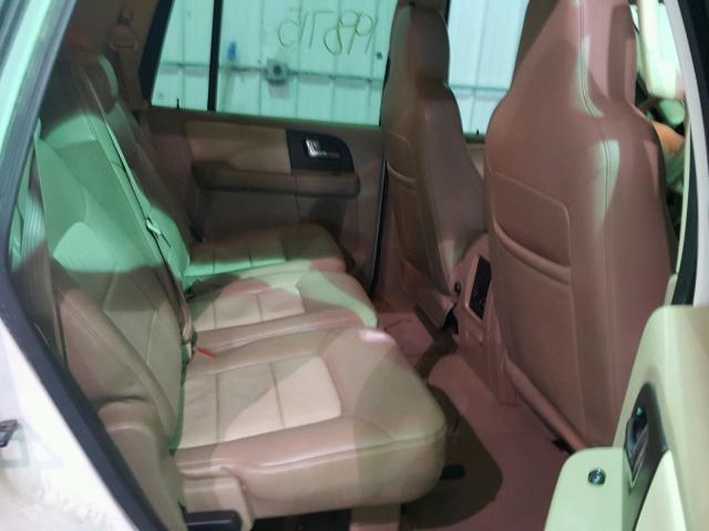 1FMFU18516LA50574 - 2006 FORD EXPEDITION WHITE photo 6