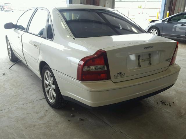 YV1TS91Z031298809 - 2003 VOLVO S80 T6 TUR WHITE photo 3